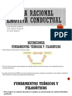 Presentación Terapia Racional Emotiva Conductual. Grupo1