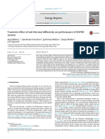 Transient Effect of Soil Thermal Diffusivity On Performance of EATHE System