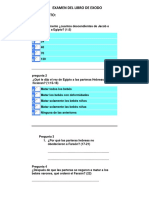 Examen Del Libro de Exodo