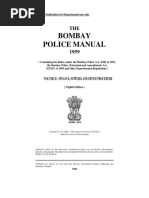 Bombay Police Manual Volume II