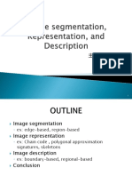 Image Segmentation, Representation and Description