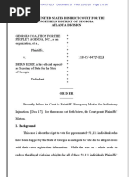 Judge's Ruling On Brian Kemp Case in Ga.