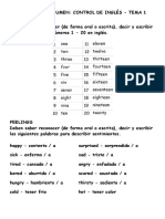 2º Primaria Resumen Tema 1