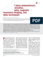 Diagnosis of Deep Endometriosis: Clinical Examination, Ultrasonography, Magnetic Resonance Imaging, and Other Techniques