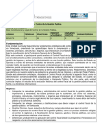 El Control Fiscal en Venezuela y La Perspectiva Internacional