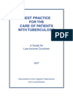 Best Practice For The Care of Patients With Tuberculosis: A Guide For Low-Income Countries