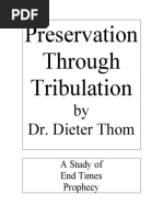 2018 Preservation Through Tribulation