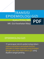 Transisi Epidemiologi Gizi (Pertemuan 6)