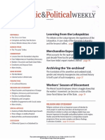 Economic and Political Weekly. Vol. 47, No. 1, JANUARY 7, 2012