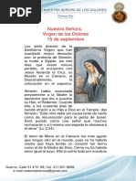 Novena Nuestra Señora de Los Dolores