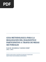 Guia Metodologica para La Realizacion de Las Mesas Sectoriales Version 3 PDF