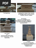 Making Mini Stupa Model