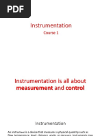 Instrumentation Course 1