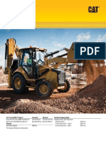 Backhoe Loader: Cat C4.4 ACERT™ Engine Standard Optional Backhoe Digging Depth