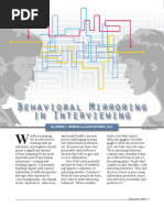 Behav Mirroring Interview