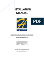 Installation Manual For BNWAS Highlander