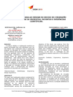 Ergonomia Aplicada Ao Design Do Mocho Do Cirurgião Tentista Analise de Produtos, Patentes e Evidencias Cientificas - Idemi - 2015 - Revisão - Final