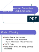 Sexual Harassment Awareness Training