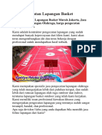 Jasa Pengecatan Lapangan Basket