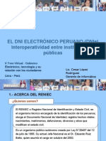 El Dni Electronico Peruano