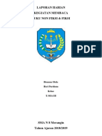 Laporan Harian Kegiatan Membaca Buku Non Fiksi & Fiksi: Disusun Oleh: Heri Pardiono Kelas: X Mia III