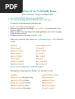 The Present Perfect Simple Tense