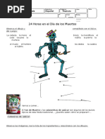 24 Horas en El Dia de Los Muertos Actividades y Juegos Dinamica Del Aula 