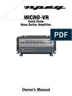 Manual Ampeg Micro VR