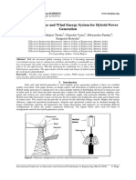 Integration of Solar and Wind Energy System For Hybrid Power Generation