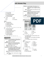 Student's Book Answer Key: Office Orientation, 1