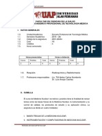 Silabo de Radioquimica y Radiofarmacia