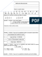 Atividade Diagnostica de Portugues Do Acelera