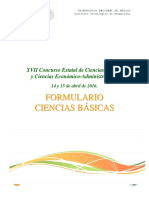 Formulario Ciencias Basicas