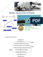 Model Selection Criteria: T C K T) C U (X T C T C K T) C U (X T C