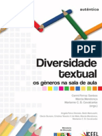 DIVERSIDADE TEXTUAL: Os Gêneros Na Sala de Aula