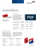 Bushing Adapters MCT Datasheet DEU