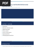 Ee314 Electrical Instrumentation and Measurements: Chapter 1 - Applications of Electronic Instrument Systems