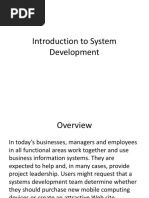 Introduction To System Development