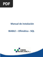 Manualdeinstalación BIABLEOfimática SQL