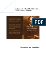 Capablanca Leyenda y Realidad (Reseña) - Angel Jiménez Arteaga