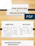 Higiene Postural y Pausas Activas