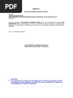 Documentos de Admisibilidad