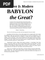 Babylon The Great Nwo