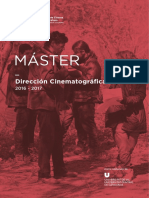 Master en Direccion Cinematografica