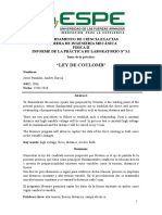 Informe 3.1 Ley de Coulomb