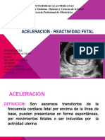 Aceleracion Reactividad Fetal