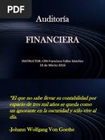 Presentación de Auditoria Financiera PDF