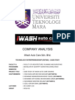 ENT600 - Case Study IWash Auto Care