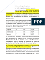 6.1. Operación y Diseño Integral de Una Bateria de Separación