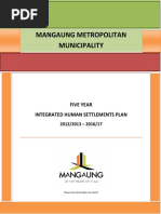 Mangaung 31 May 2017 Item 63 1 No 8 Human Settlements Plan